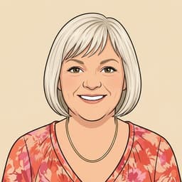 Cartoon portrait of Caroline, Business Administration Manager at DNG Supports