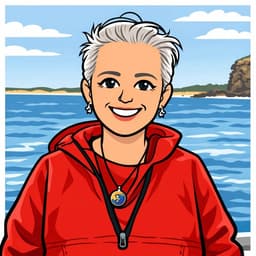 Cartoon portrait of Kathryn, Support Coordinator at DNG Supports